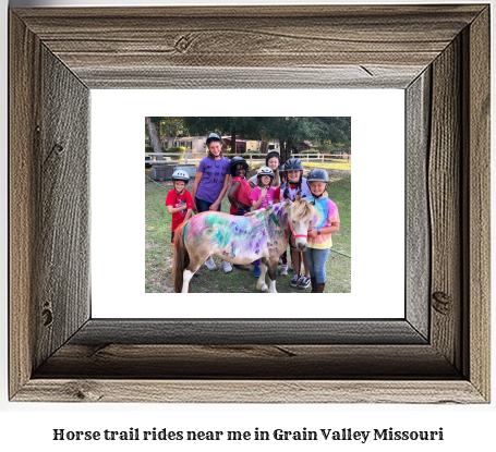 horse trail rides near me in Grain Valley, Missouri